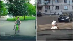 VIDEO // La un pas de TRAGEDIE: Doi copii care au scăpat de traume GRAVE doar datorită reacției șoferilor